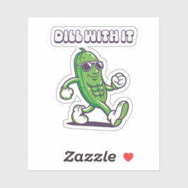 Pegatina Dill With It Guay Pickle