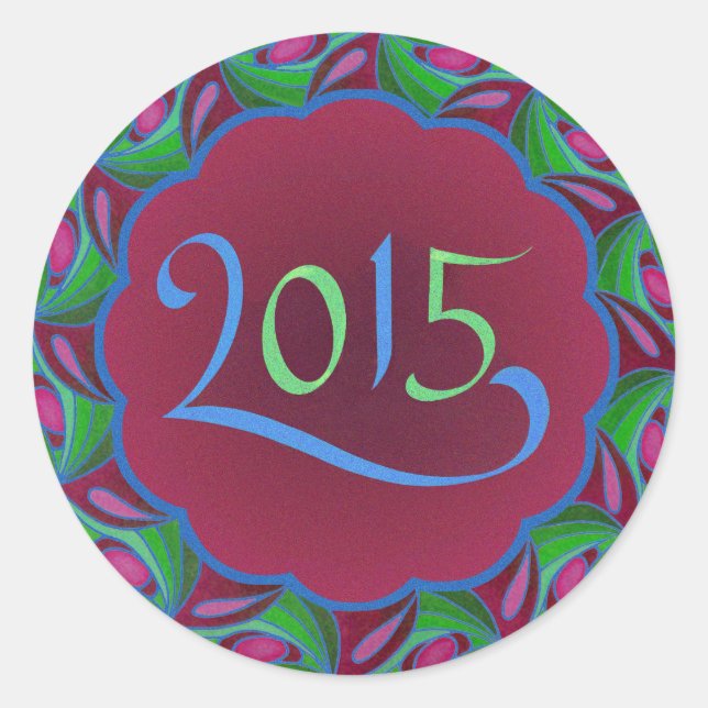 pegatina dinámico de 2015 (Anverso)