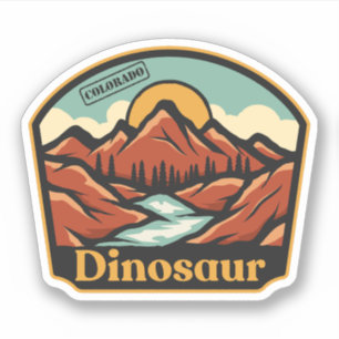 Pegatina Dinosaur, Colorado