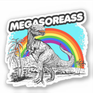 Pegatina Dinosaur Megasoreass