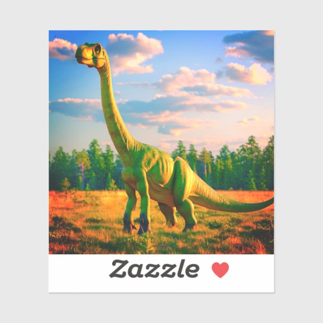 Pegatina Dinosaurio (Hoja)