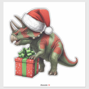 Pegatina Dinosaurio de los Navidades cutáneos