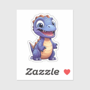 Pegatina dinosaurio personalizado