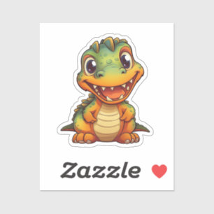 Pegatina dinosaurio personalizado