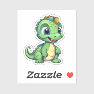 Pegatina dinosaurio personalizado