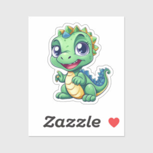Pegatina dinosaurio personalizado