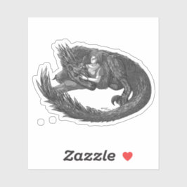 Pegatina Dinosaurio tenebroso