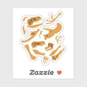 Pegatina Dinosaurios Bones