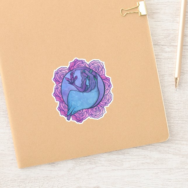 Pegatina Diosa Crystal (Cuaderno)