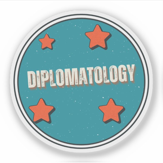Pegatina Diplomatología (Anverso)