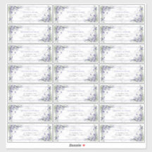 Dirección de invitado de Lavanda Rústica Eucalyptu