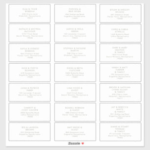 Pegatina Dirección de invitado de tipo verde de sabage