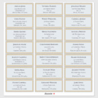 Dirección de invitado del Boda Wildflower Fern Dus