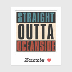 Pegatina Directa fuera de Oceanside California CA