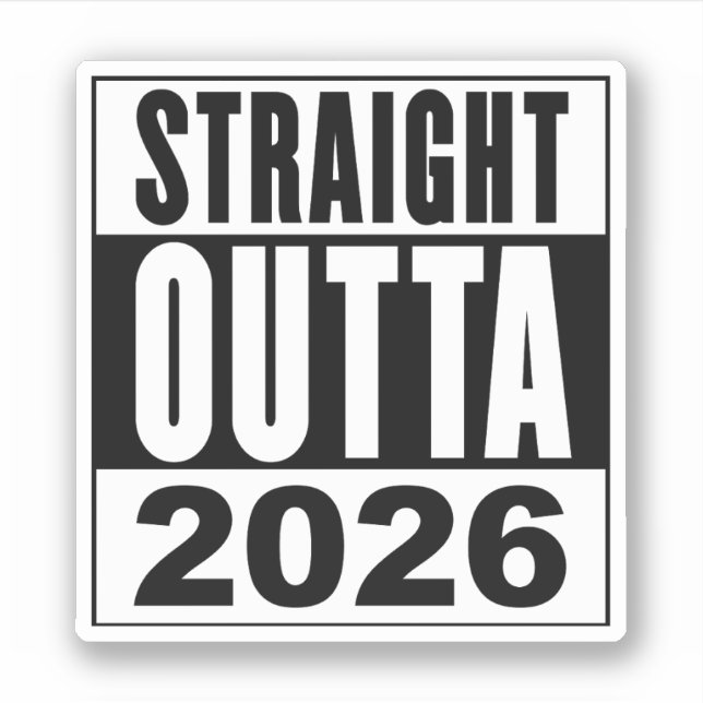 Pegatina Directo desde 2026 (Anverso)