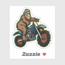 Pegatina Dirt bike Sasquatch