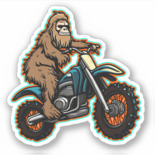 Pegatina Dirt bike Sasquatch