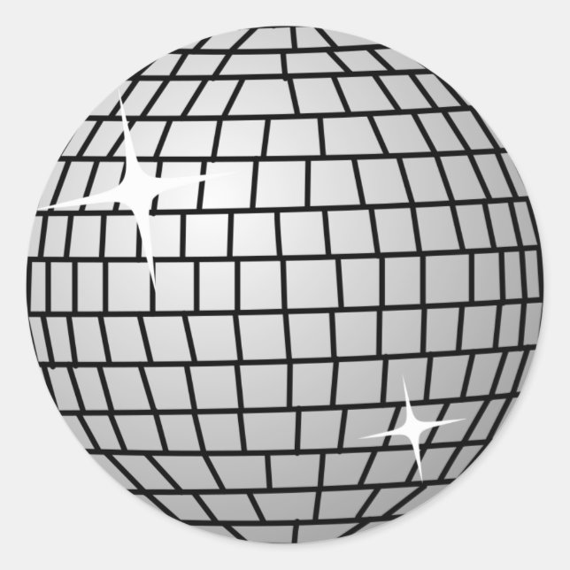 Pegatina Disco Ball (Ronda) (Anverso)