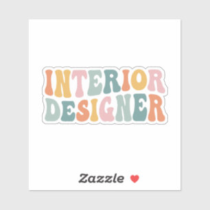 Pegatina Diseñador de interiores