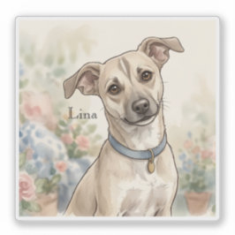 Pegatina Diseño acogedor para amantes de las mascotas de Li