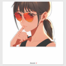 Diseño audaz y lúdico de chica animado