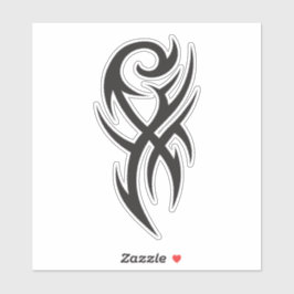 Pegatina Diseño de arte de línea inspirado en tatuajes clás