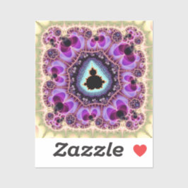 Pegatina Diseño de arte fractal de Mandelbrot