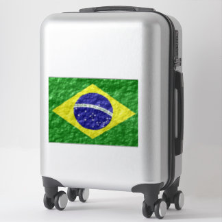 Pegatina Diseño de bandera brasileña