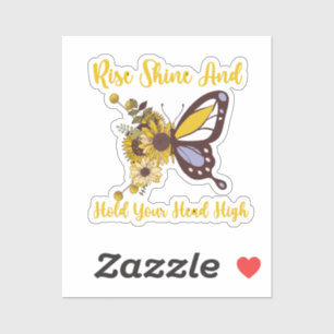 Pegatina diseño de bebé retro boho