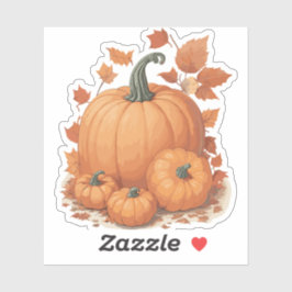 Pegatina Diseño de calabaza