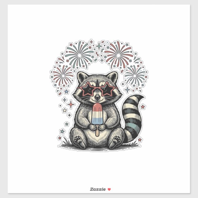 Pegatina Diseño de camiseta de fuegos artificiales de mapac (Hoja)