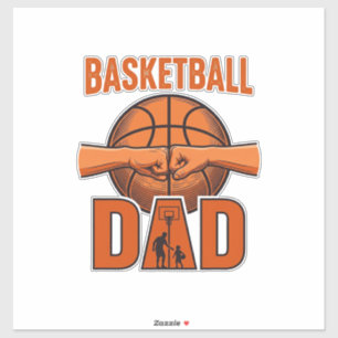 Pegatina Diseño de camiseta de grabado vintage de papá de b