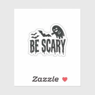 Pegatina Diseño de camiseta de Halloween de murciélago fant