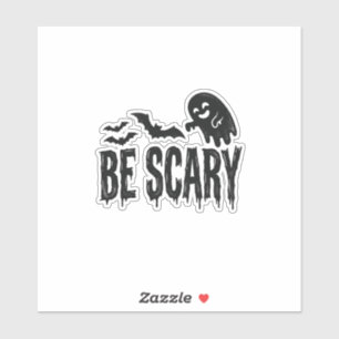 Pegatina Diseño de camiseta de Halloween de murciélago fant