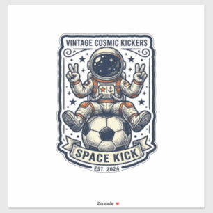 Pegatina Diseño de camiseta de signo de paz de fútbol de as