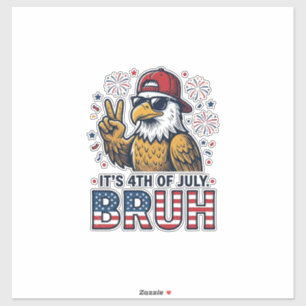 Pegatina Diseño de camiseta patriótica Funny 4th of July Ea