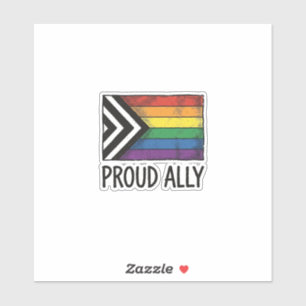 Pegatina Diseño de camiseta vectorial de bandera de orgullo