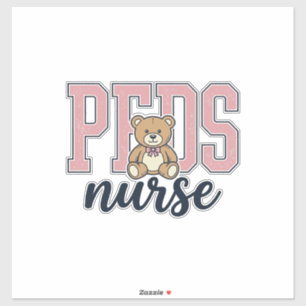 Pegatina Diseño de camiseta vintage de osito de peluche de 