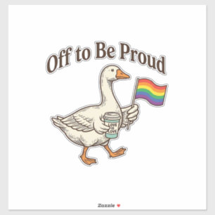 Pegatina Diseño de camiseta vintage del orgullo del desfile