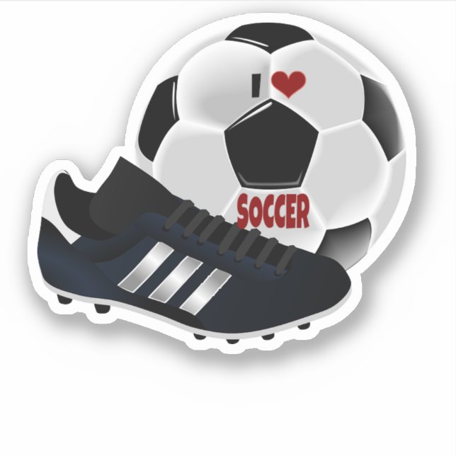 Pegatina Diseño de fútbol popular (Anverso)