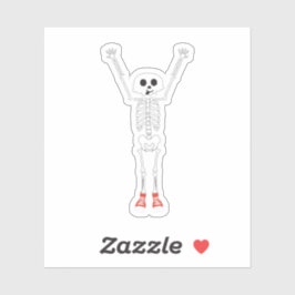 Pegatina Diseño de Guay Skeleton Halloween