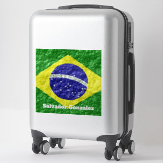Pegatina Diseño de la Bandera Brasileña