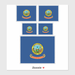 Pegatina Diseño de la bandera del estado de Idaho