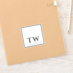 Pegatina Diseño de moda Blanco