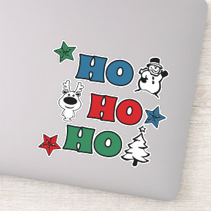 Pegatina Diseño de Navidades Ho-Ho-Ho