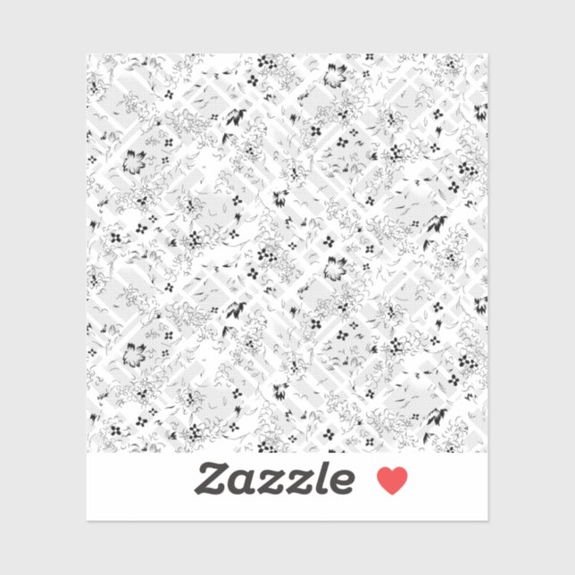 Pegatina diseño de punto nueve (Hoja)