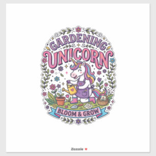 Pegatina Diseño de regalo adorable comercial de jardinería 