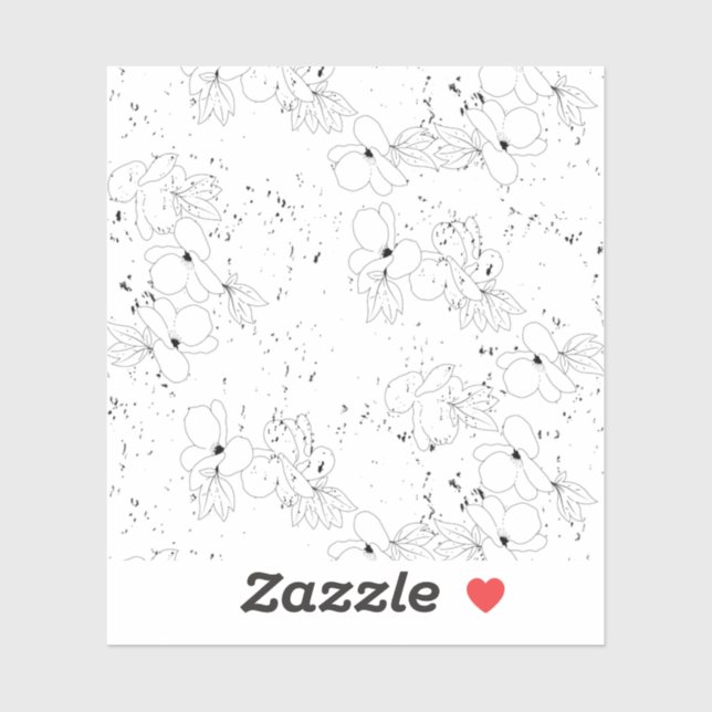 Pegatina diseño decorativo dos (Hoja)