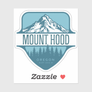 Pegatina Diseño del escudo Monte Hood Oregon