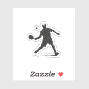 Pegatina Diseño deportivo de Silhouette para jugador de pel